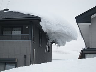 2005年2月の積雪状況